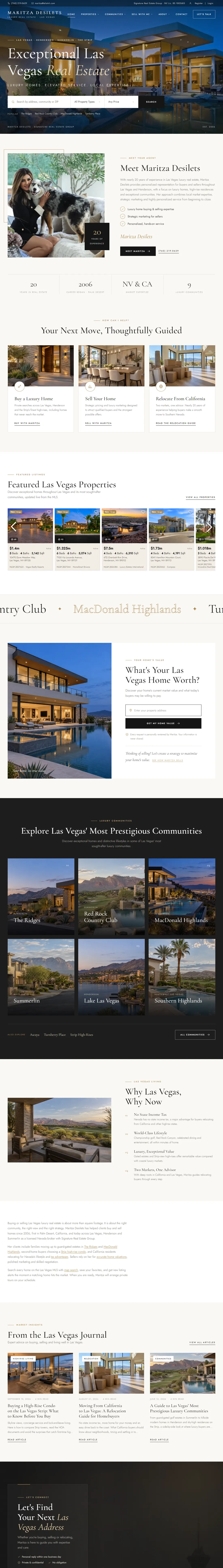 A-List Vacation Homes, full homepage