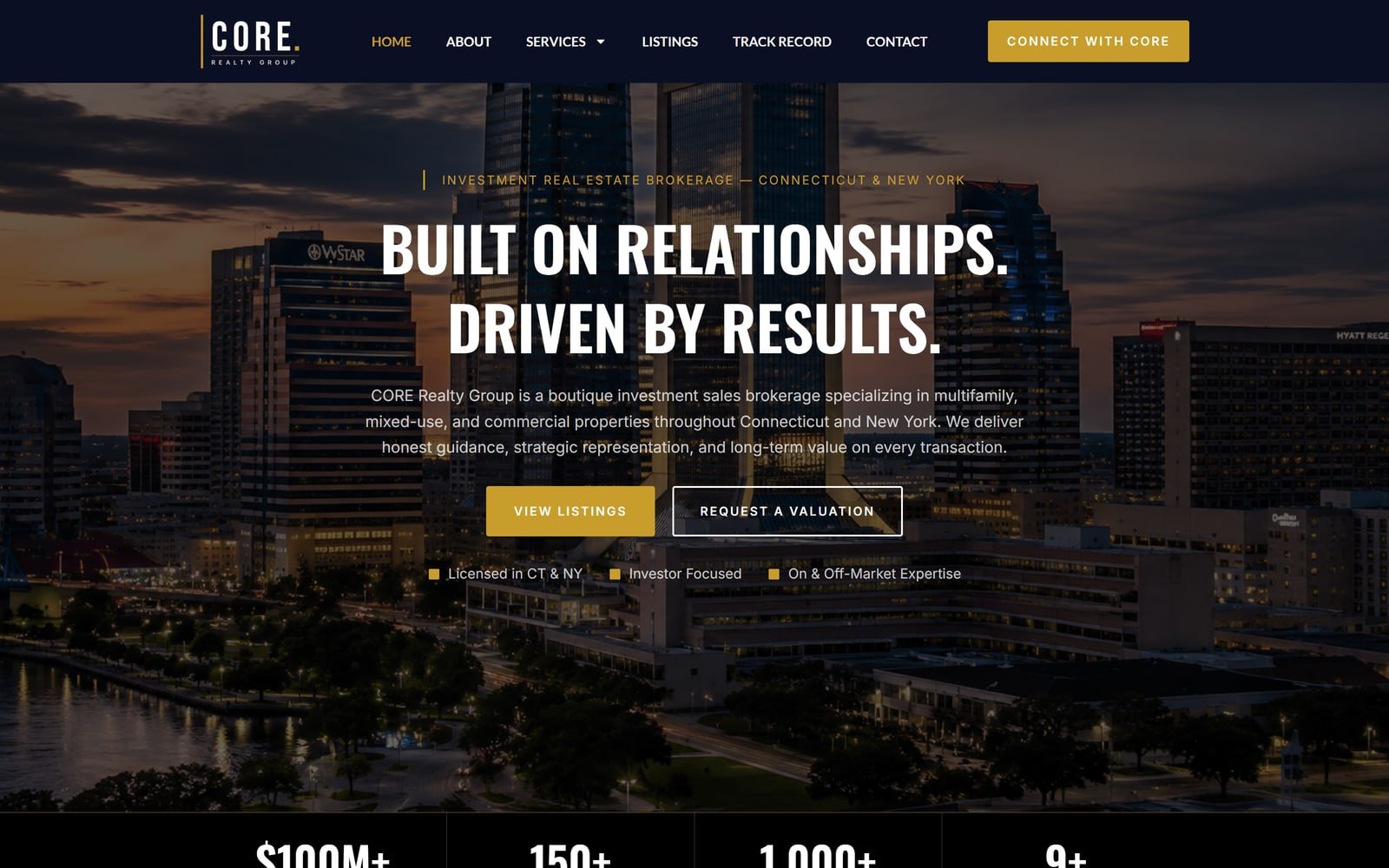 CORE Realty Group website