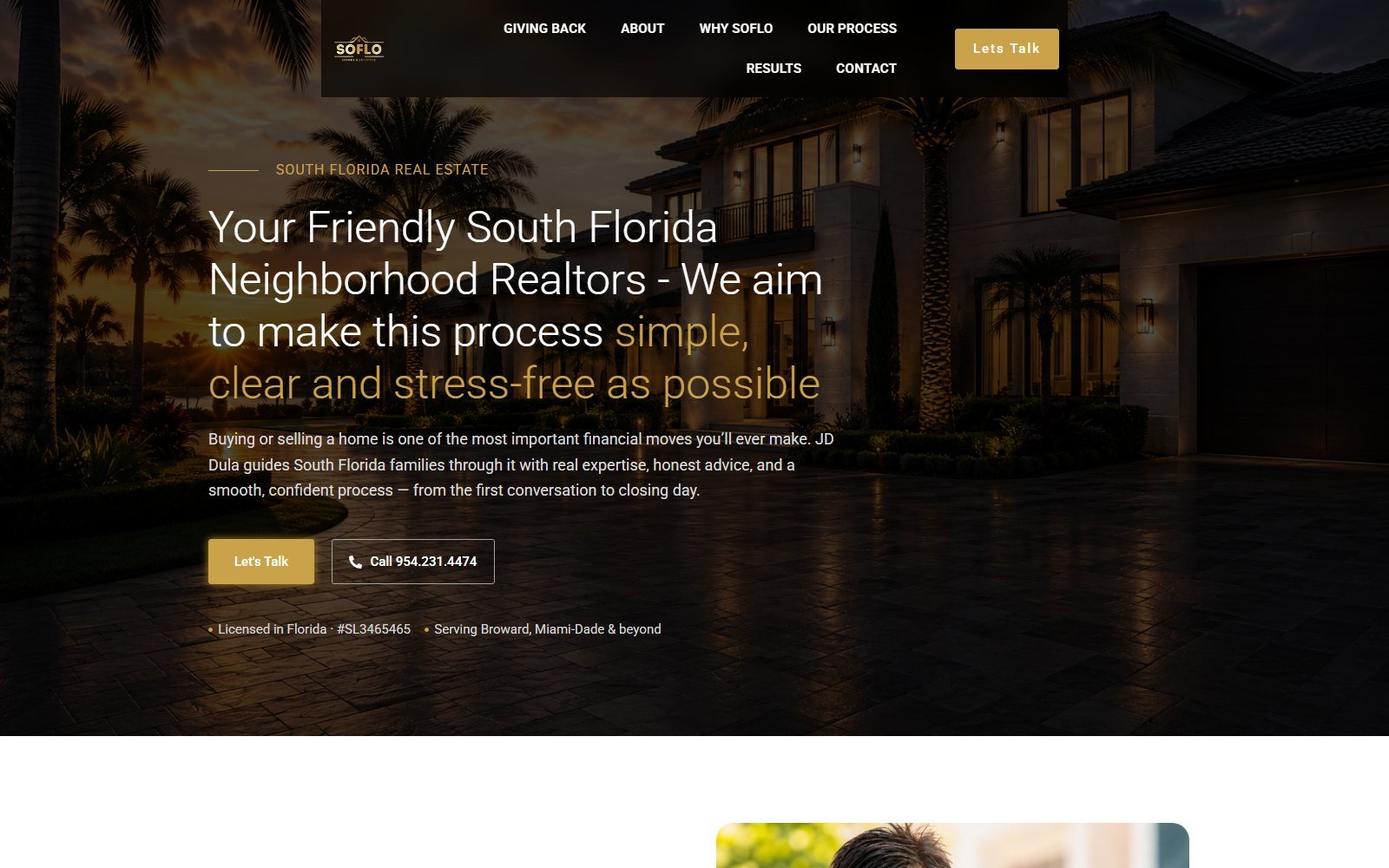 SoFlo Homes Group website
