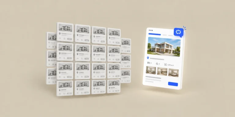 Why Zillow isn't enough for real estate agents, a portal listing beside an agent's own website