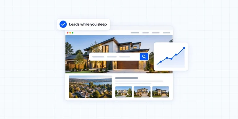 How real estate agents can grow their business: an agent's own website with a home search and neighborhood guide bringing in leads while they sleep